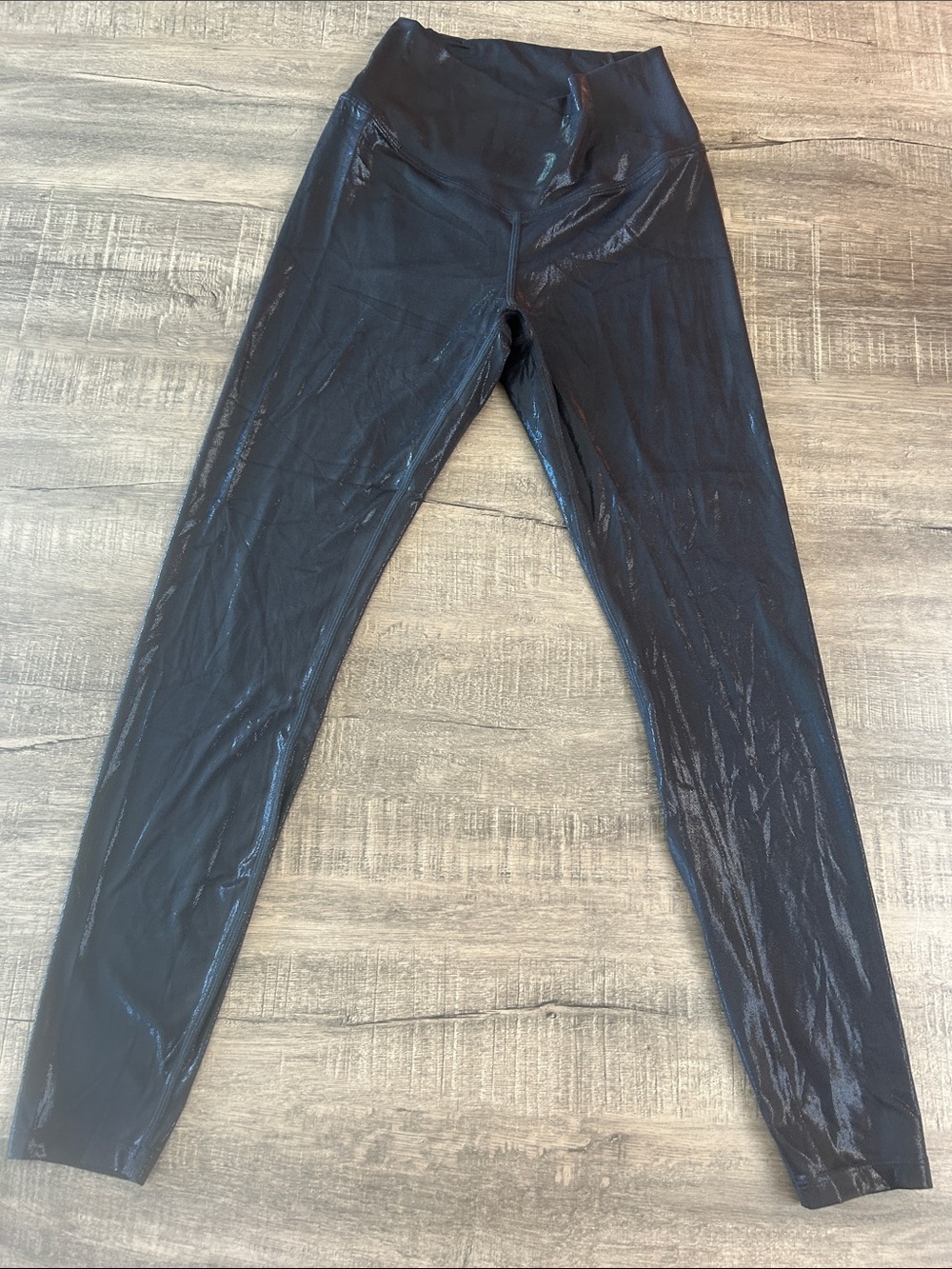 HALARA Shiny Black High-Rise Jeggings